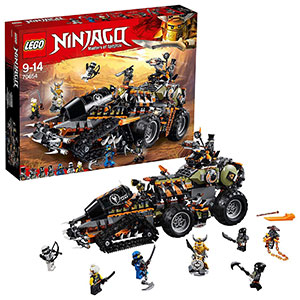 LEGO Ninjago - Dieselnauta, Juguete de Construcción de Aventuras Ninja, Incluye Vehículo y MiniFiguras (70654)