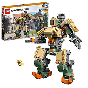 LEGO Overwatch - Bastion, Set de Construcción del Personaje de Videojuego, Incluye Minifigura de Ganymede (75974)