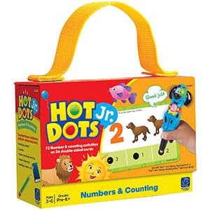 Learning Resources- Tarjetas Hot Dots Jr. para Aprender los números y a Contar